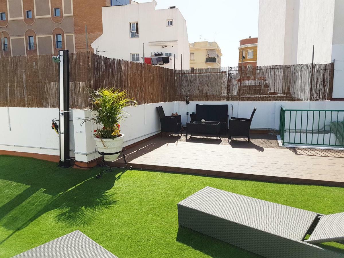 Blue Flat Center With Terrace Apartment *